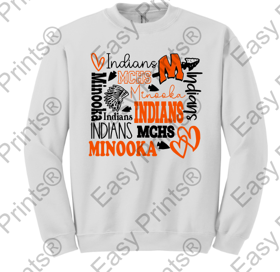 MCHS Word Art sweatshirt